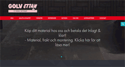 Desktop Screenshot of golvettan.se