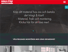 Tablet Screenshot of golvettan.se